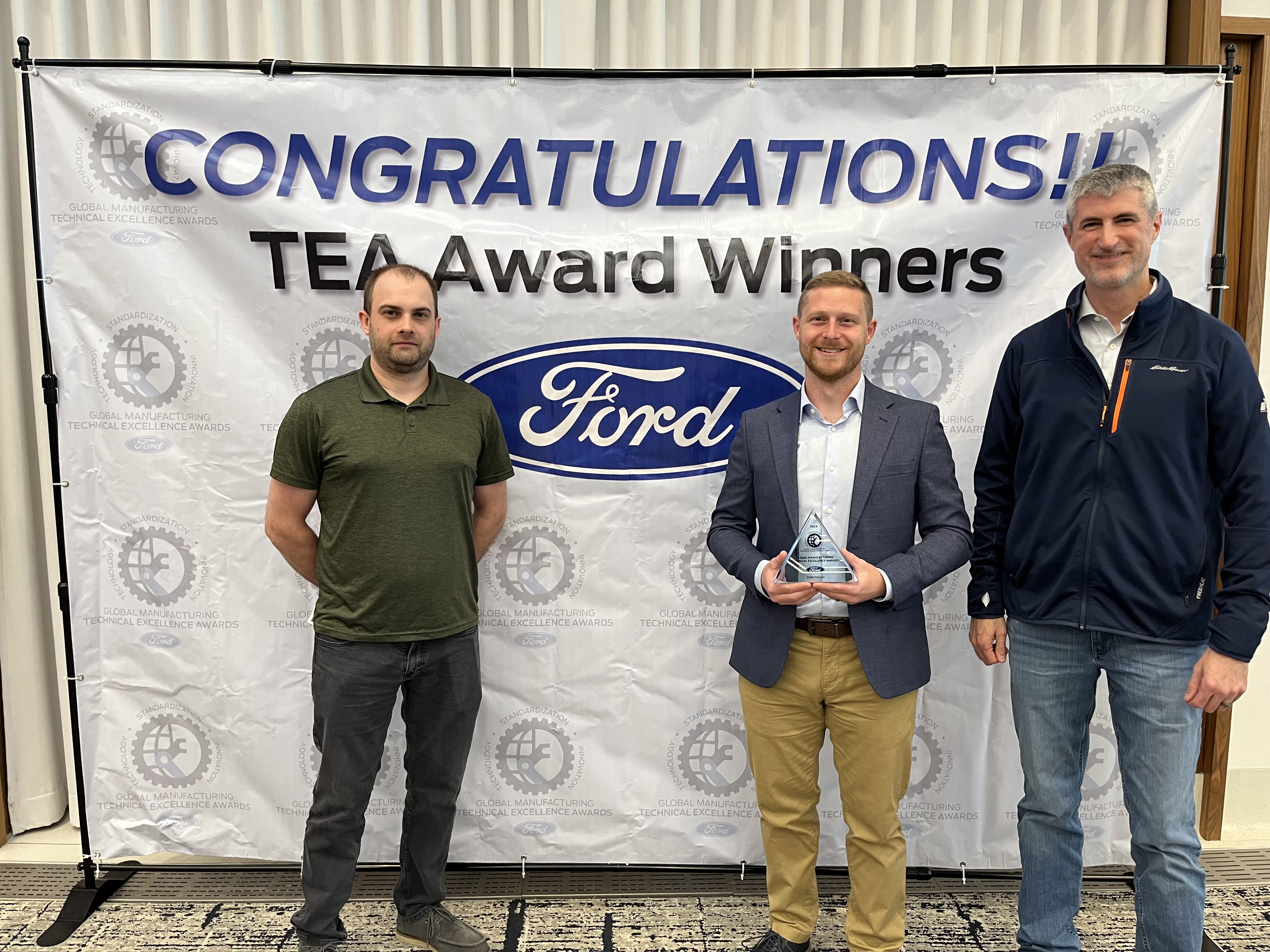 ZeroTouch Metrology Awarded Ford Motor Company Global Technical Excellence Award